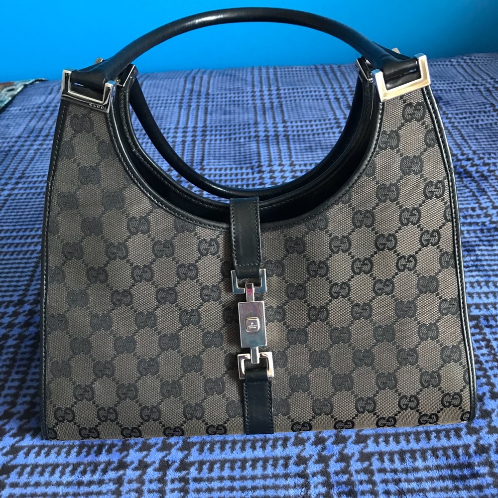 Gucci Jackie line semi shoulder bag